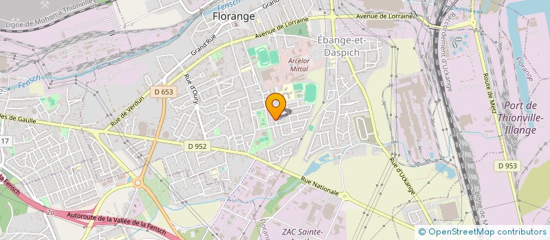 localisation de l'entreprise LES 2MA  FLORANGE