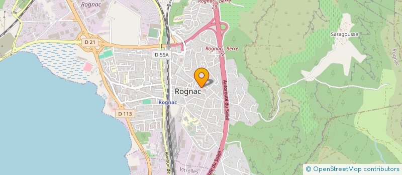 localisation de l'entreprise LES 2ON  ROGNAC