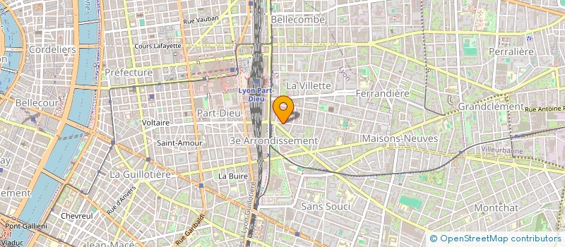 localisation de l'entreprise LES 2R  LYON