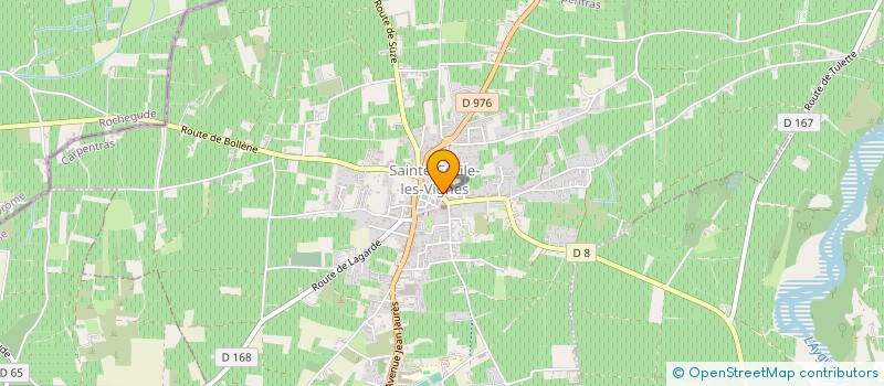 localisation de l'entreprise LES 2T  SAINTE-CECILE-LES-VIGNES