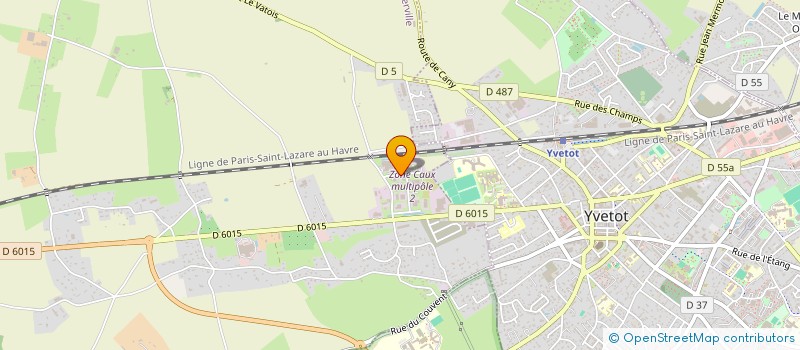 localisation de l'entreprise LES 3 A à VALLIQUERVILLE