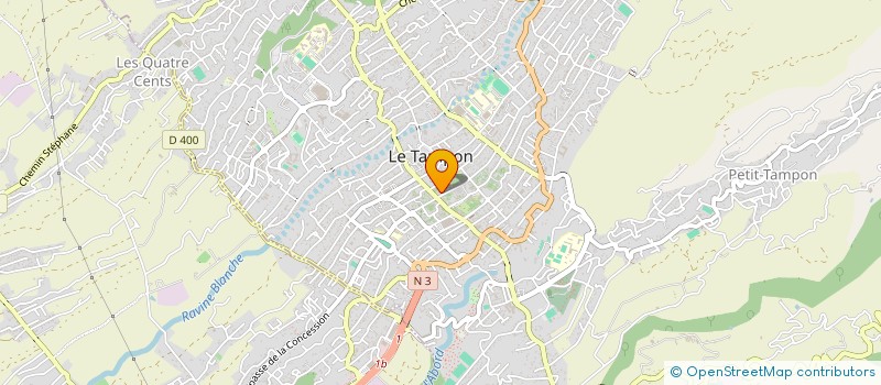 localisation de l'entreprise LES 3 A  LE TAMPON