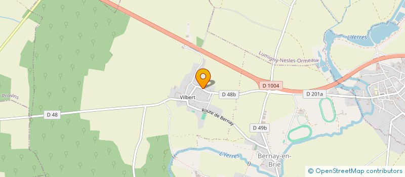 localisation de l'entreprise LES 3 A  BERNAY-VILBERT