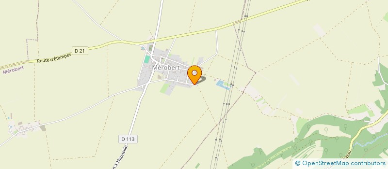 localisation de l'entreprise LES 3 A  MEROBERT