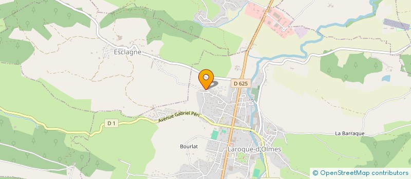 localisation de l'entreprise LES 3.A. à LAROQUE-D'OLMES