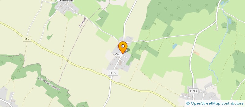 localisation de l'entreprise LES 3 A  BERNEUIL-EN-BRAY