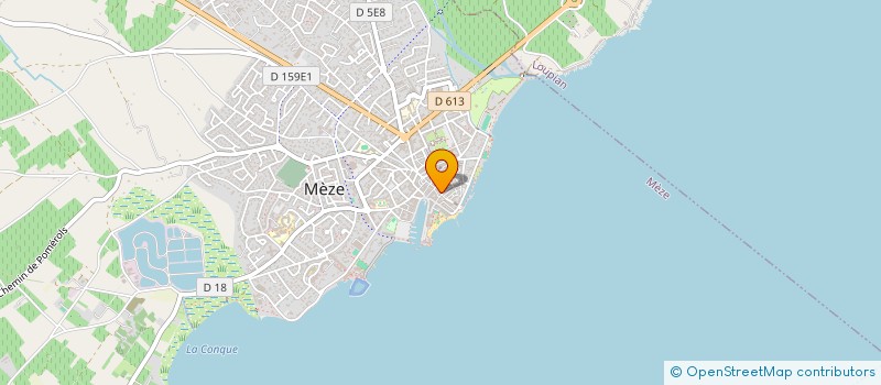 localisation de l'entreprise LES 3 A à MEZE