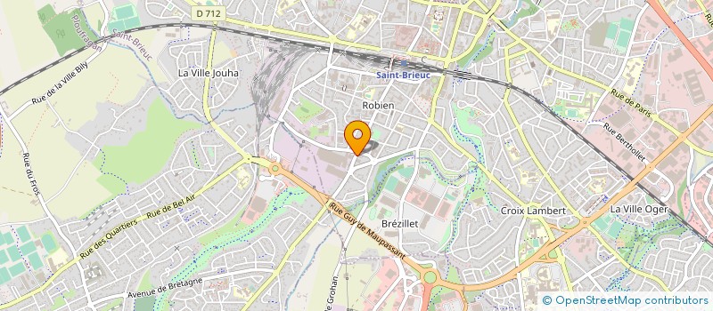 localisation de l'entreprise LES 3 A AMBULANCES AGREEES ASS à SAINT-BRIEUC