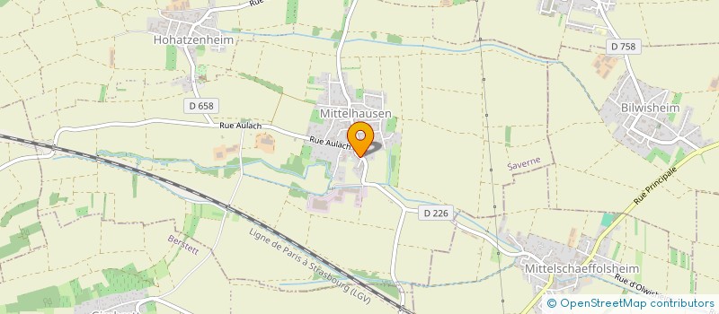 localisation de l'entreprise LES 3 ADAM  WAHLENHEIM