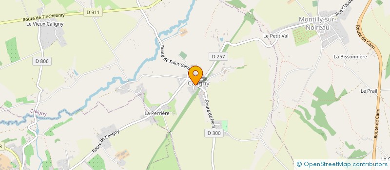 localisation de l'entreprise LES 3 AIGLETTES à CALIGNY