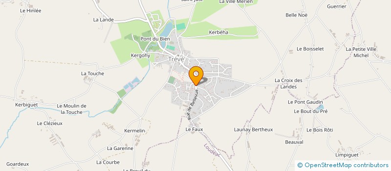 localisation de l'entreprise LES 3 AILES  TREVE