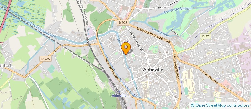 localisation de l'entreprise LES 3 AILES à ABBEVILLE