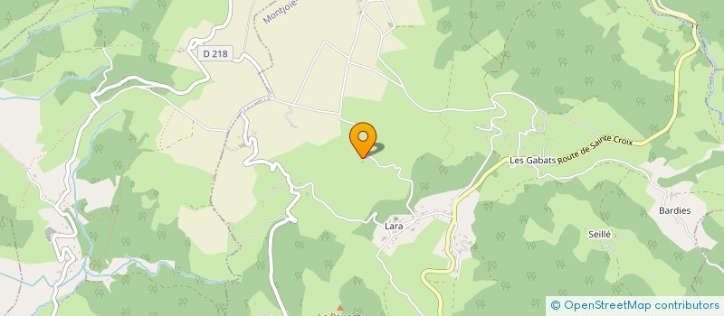 localisation de l'entreprise LES 3 AILES à MONTJOIE-EN-COUSERANS