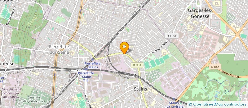 localisation de l'entreprise LES 3 AMIS à STAINS