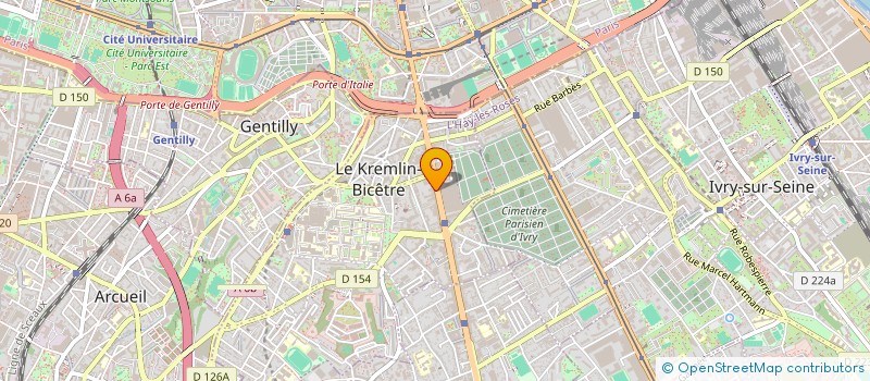 localisation de l'entreprise LES 3 AMIS  LE KREMLIN-BICETRE