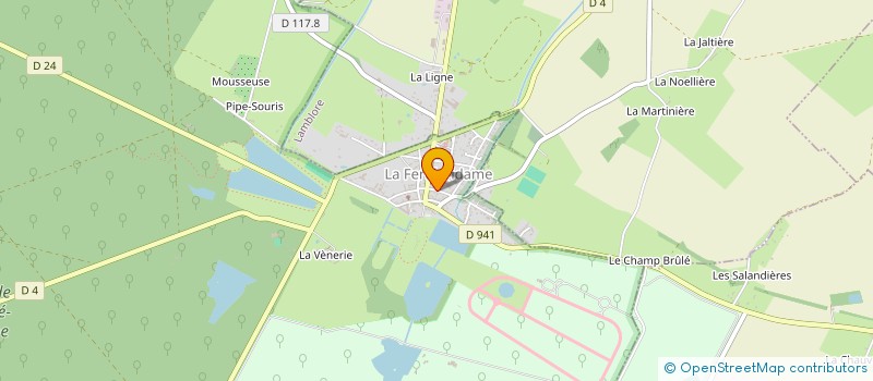 localisation de l'entreprise LES 3 APIS à LA FERTE-VIDAME