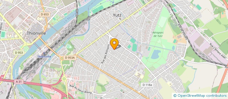 localisation de l'entreprise LES 3 AS  YUTZ