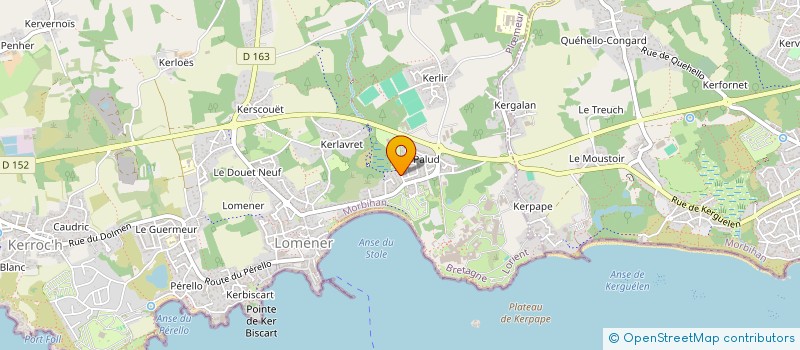localisation de l'entreprise LES 3 AS à PLOEMEUR