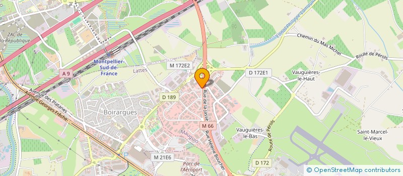 localisation de l'entreprise LES 3 B  VALLON-PONT-D'ARC