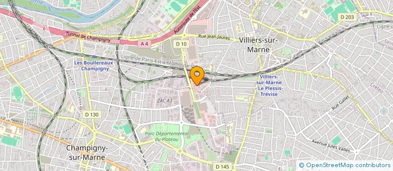 localisation de l'entreprise LES 3 B  VILLIERS-SUR-MARNE