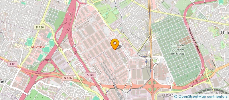 localisation de l'entreprise LES 3 B  CHEVILLY-LARUE