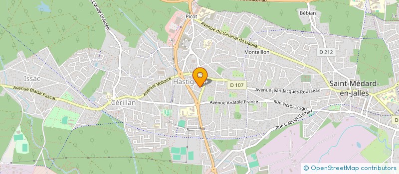 localisation de l'entreprise LES 3 B  SAINT-MEDARD-EN-JALLES