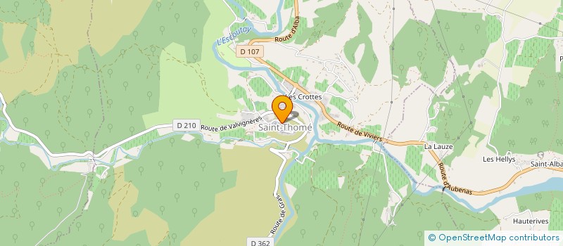 localisation de l'entreprise LES 3 B à SAINT-THOME