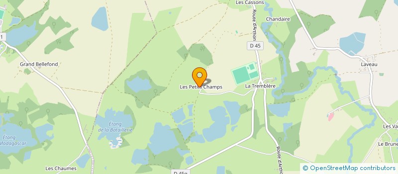 localisation de l'entreprise LES 3 B à ARTHON