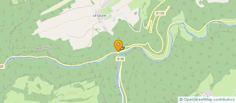 localisation de l'entreprise LES 3 B  BRETONVILLERS