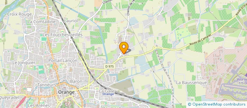 localisation de l'entreprise LES 3 B  ORANGE