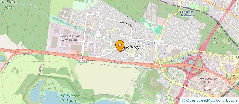 localisation de l'entreprise LES 3 B  BOIS-D'ARCY