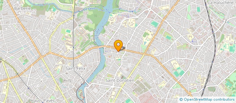 localisation de l'entreprise LES 3 B COUVERTURE à NANTES
