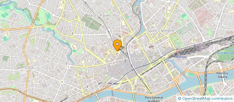 localisation de l'entreprise LES 3 BALADINS à NANTES