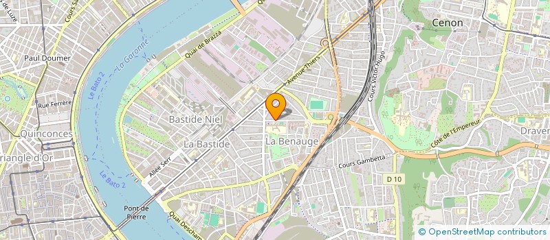 localisation de l'entreprise LES 3 BARZ'S  BORDEAUX