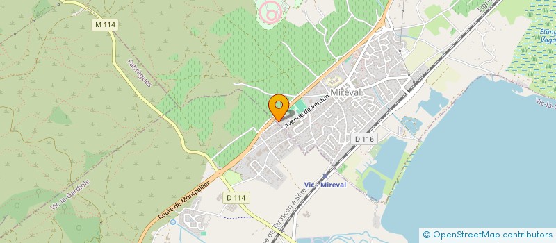 localisation de l'entreprise LES 3 BAZH  MIREVAL