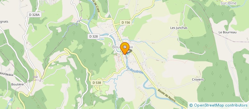 localisation de l'entreprise LES 3 BECS DE JAZZ  BOURDEAUX