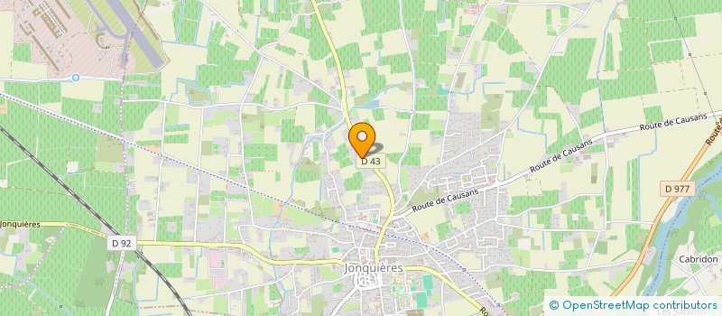 localisation de l'entreprise LES 3 BIS  JONQUIERES