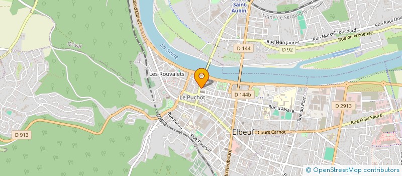 localisation de l'entreprise LES 3 BLES  ELBEUF