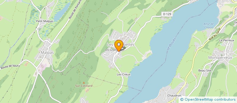 localisation de l'entreprise LES 3 BOULEAUX  LABERGEMENT-SAINTE-MARIE