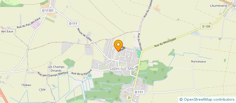 localisation de l'entreprise LES 3 BOULETS INVEST  SALLES-SUR-MER