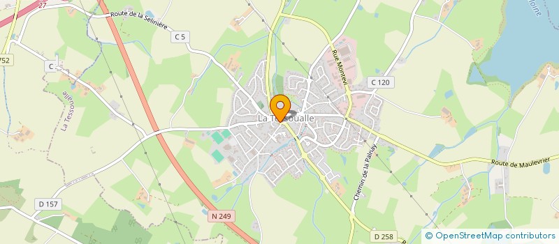 localisation de l'entreprise LES 3 BOUTIQUES  LA TESSOUALLE