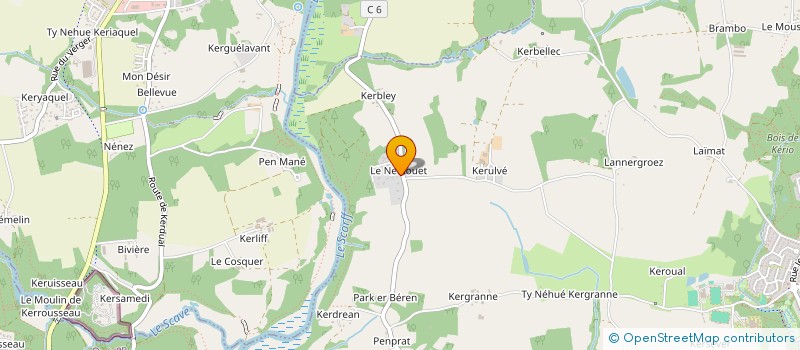 localisation de l'entreprise LES 3 BREIZH'ELLES  CAUDAN