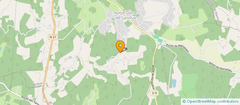 localisation de l'entreprise LES 3 C à SANILHAC