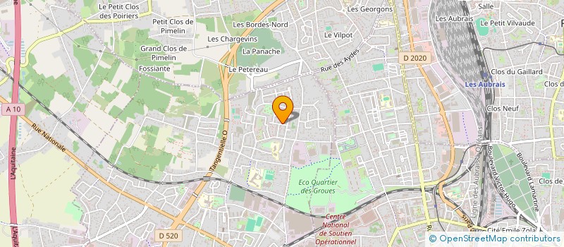 localisation de l'entreprise LES 3 C  SAINT-JEAN-DE-LA-RUELLE