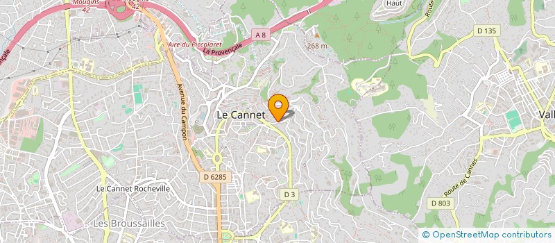 localisation de l'entreprise LES 3 C à LE CANNET