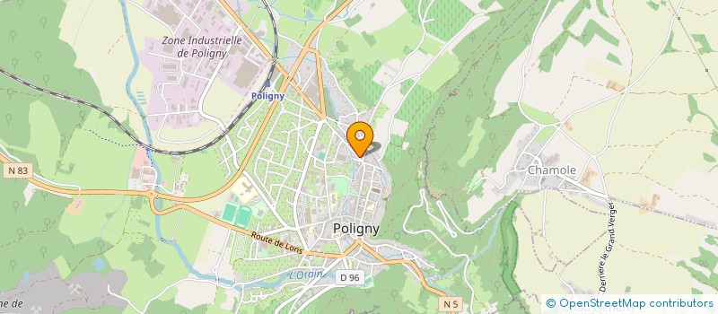 localisation de l'entreprise LES 3 C  POLIGNY