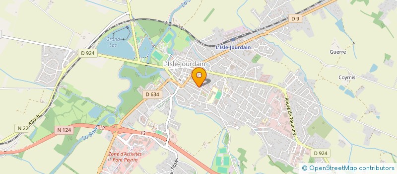 localisation de l'entreprise LES 3 C  FLORENSAC