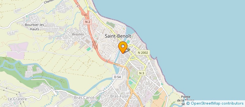 localisation de l'entreprise LES 3 C  SAINT-BENOIT