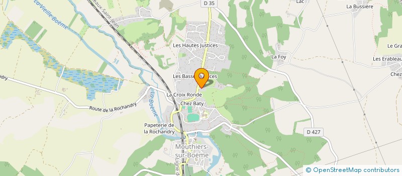 localisation de l'entreprise LES 3 C à MOUTHIERS-SUR-BOEME