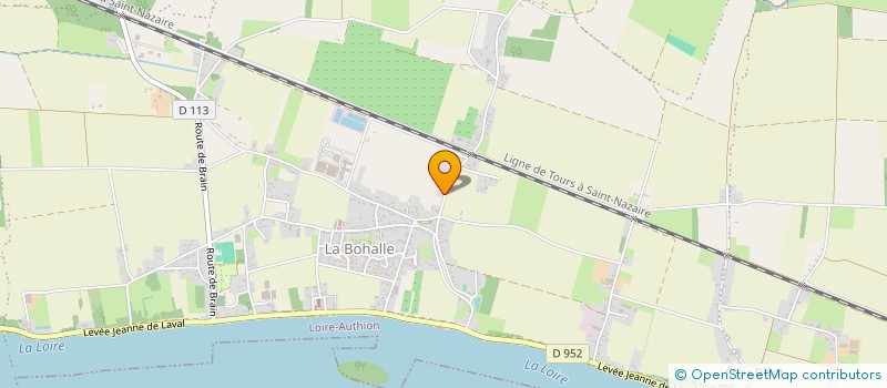 localisation de l'entreprise LES 3 C DE LA CREMAILLERE  LOIRE-AUTHION